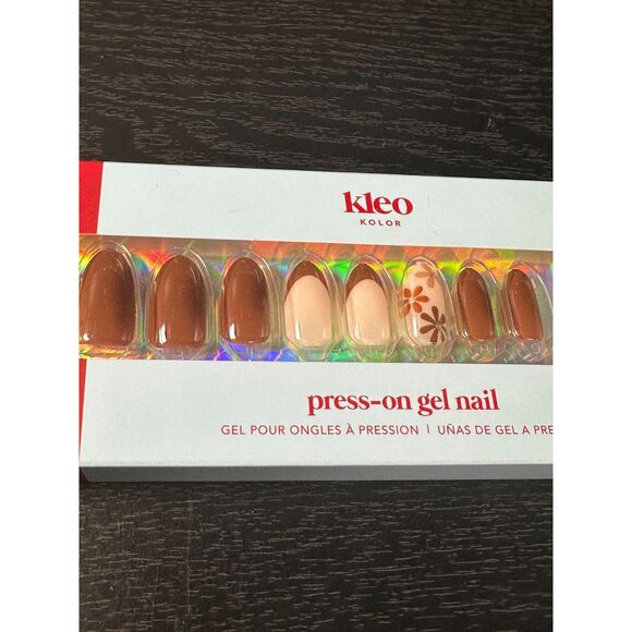Kleo Kolor Press-On Gel Nails - Autumn Fleur - NIB - Picture 2 of 5